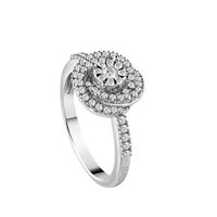 Ring Salvini Woman Daphne in White Gold Diamante 0.41 Ct 20081187